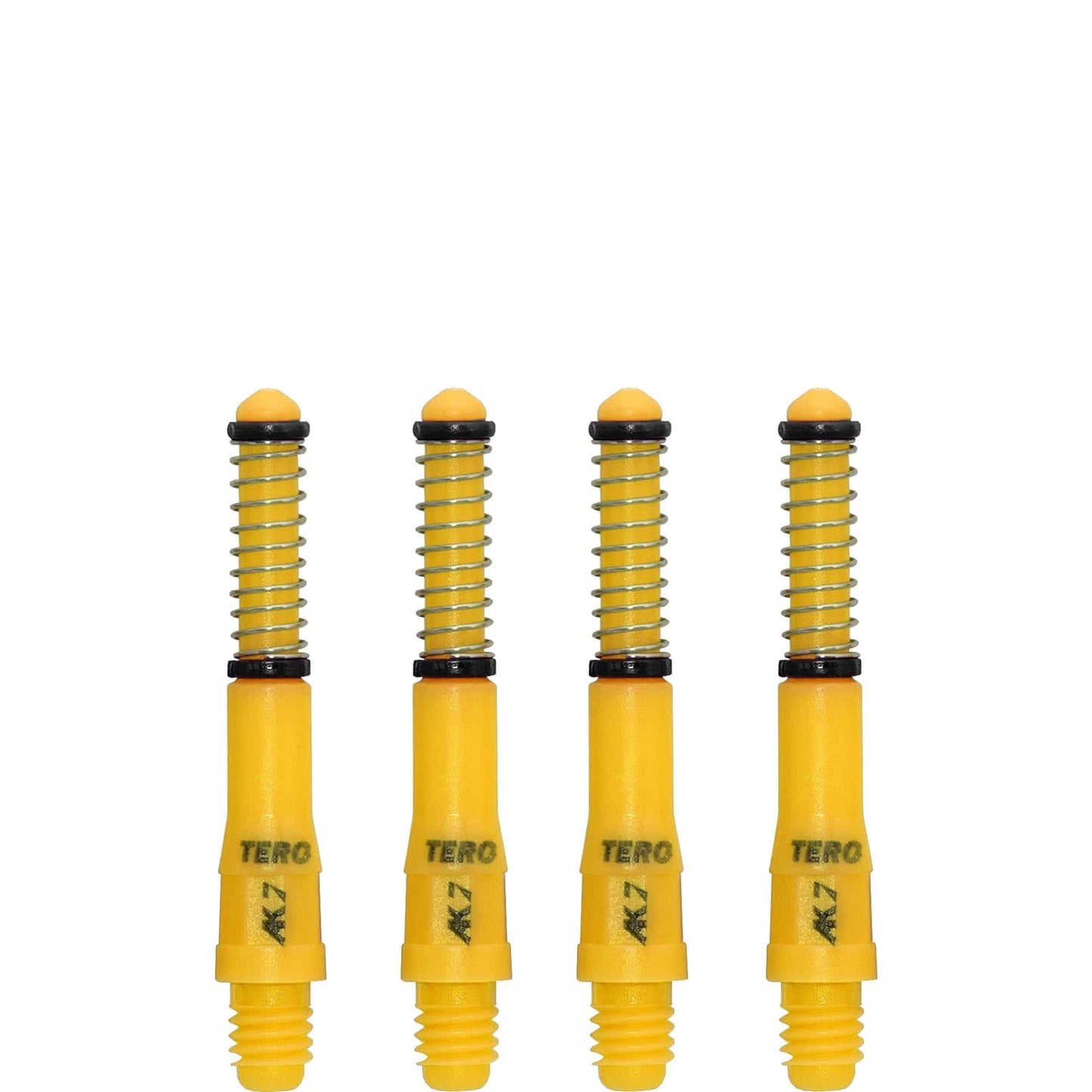 Cuesoul - Dart Shafts - Tero Flight System - AK7 - Standard - Set of 4 - Yellow
