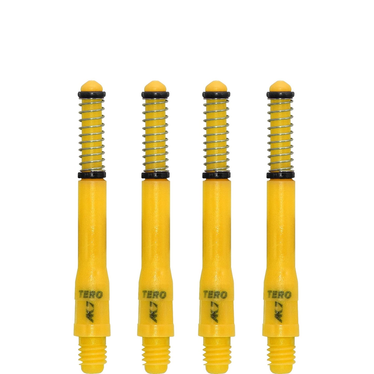 Cuesoul - Dart Shafts - Tero Flight System - AK7 - Standard - Set of 4 - Yellow