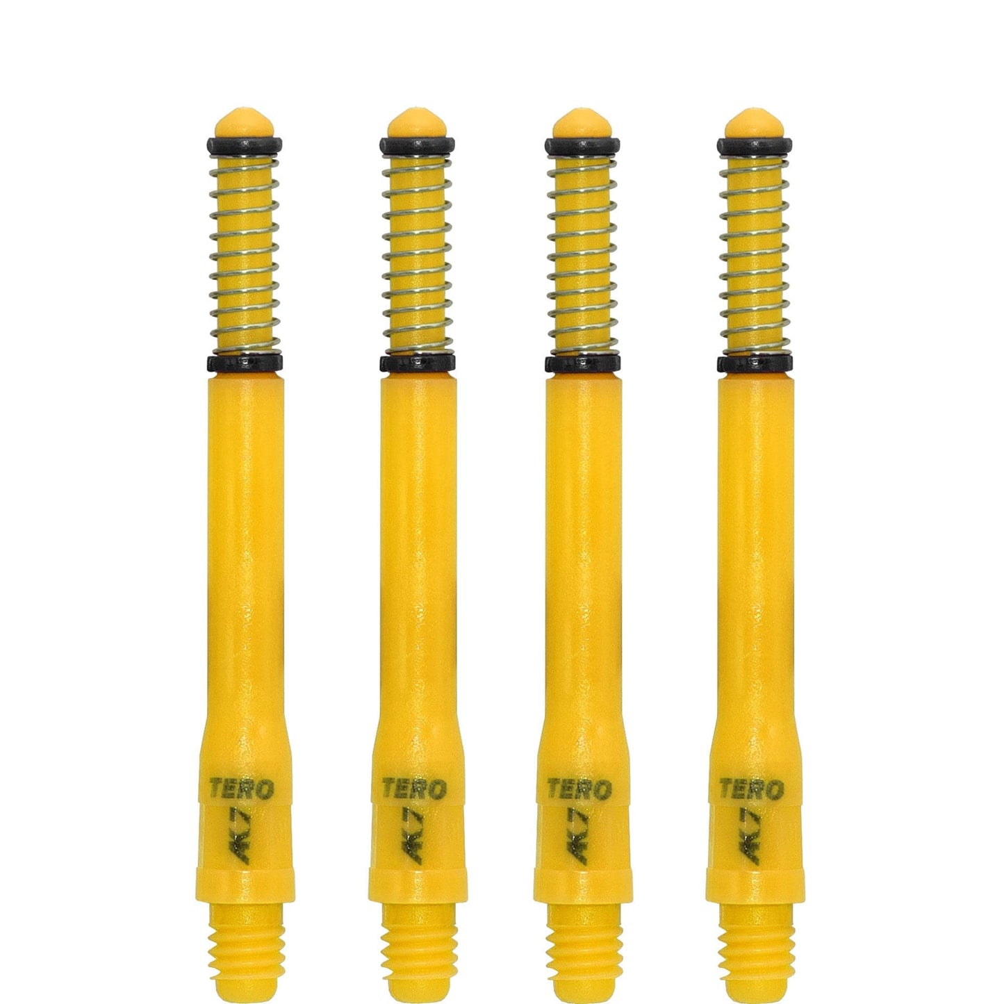 Cuesoul - Dart Shafts - Tero Flight System - AK7 - Standard - Set of 4 - Yellow