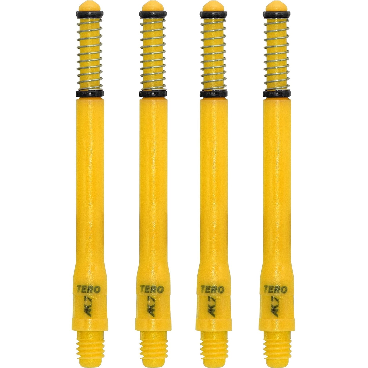 Cuesoul - Dart Shafts - Tero Flight System - AK7 - Standard - Set of 4 - Yellow