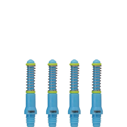 *Cuesoul - Dart Shafts - Tero Flight System - AK7 - Standard - Set of 4 - Blue