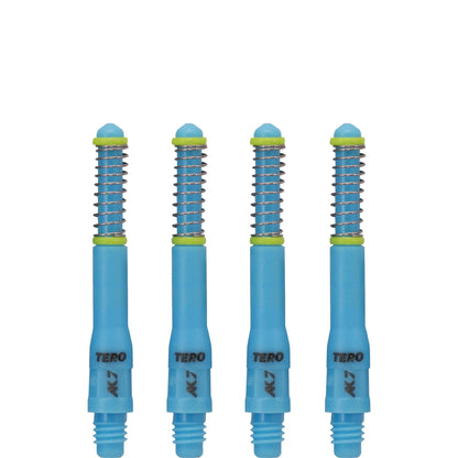 *Cuesoul - Dart Shafts - Tero Flight System - AK7 - Standard - Set of 4 - Blue