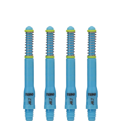 *Cuesoul - Dart Shafts - Tero Flight System - AK7 - Standard - Set of 4 - Blue