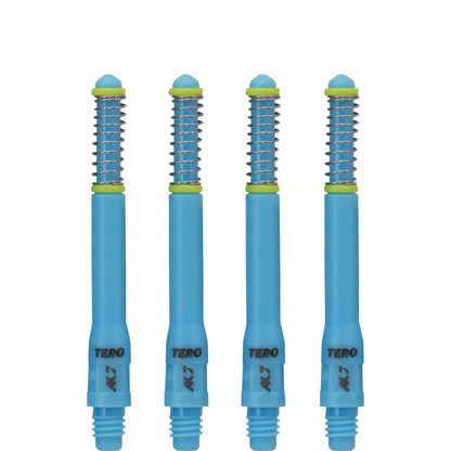 *Cuesoul - Dart Shafts - Tero Flight System - AK7 - Standard - Set of 4 - Blue