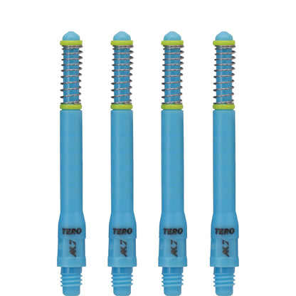 *Cuesoul - Dart Shafts - Tero Flight System - AK7 - Standard - Set of 4 - Blue