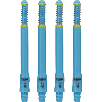 *Cuesoul - Dart Shafts - Tero Flight System - AK7 - Standard - Set of 4 - Blue