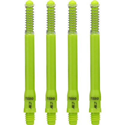 Cuesoul - Dart Shafts - Tero Flight System - AK7 - Standard - Set of 4 - Green