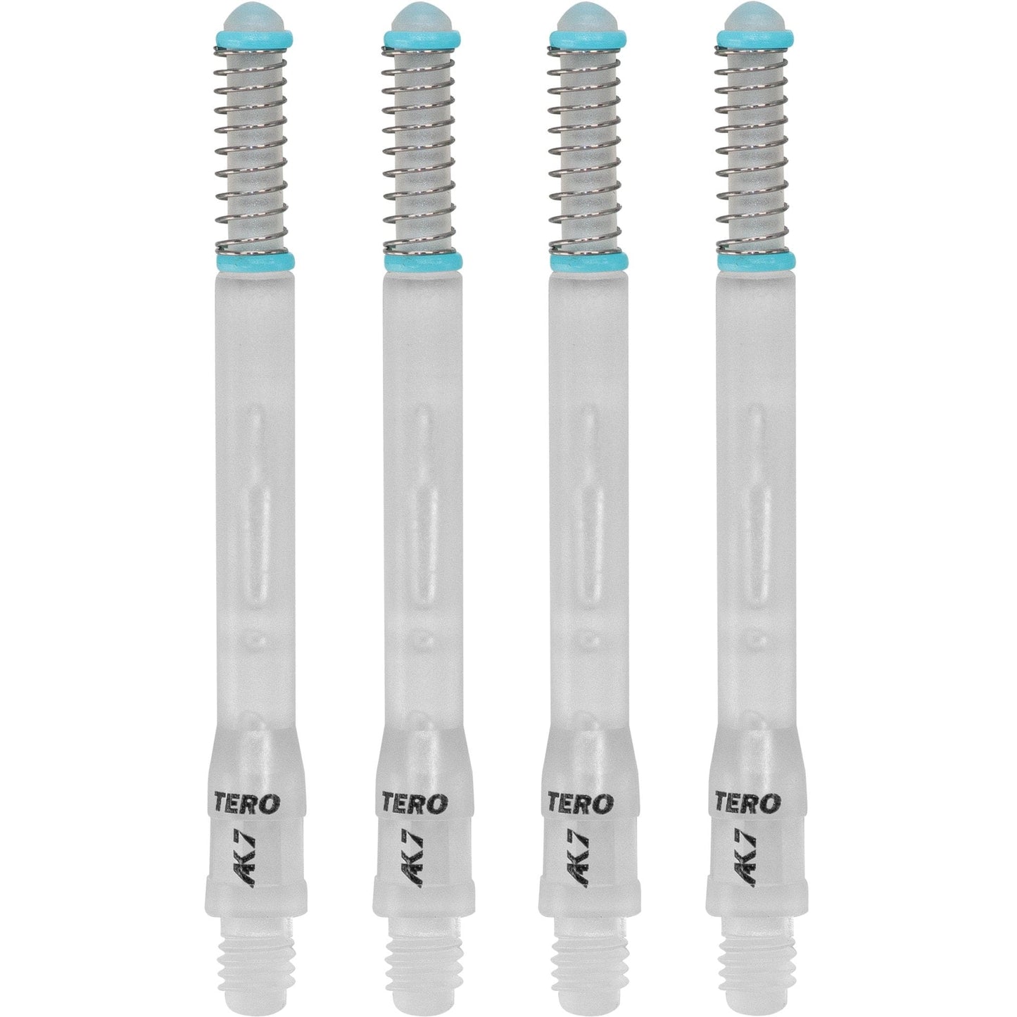 Cuesoul - Dart Shafts - Tero Flight System - AK7 - Standard - Set of 4 - Ice Clear