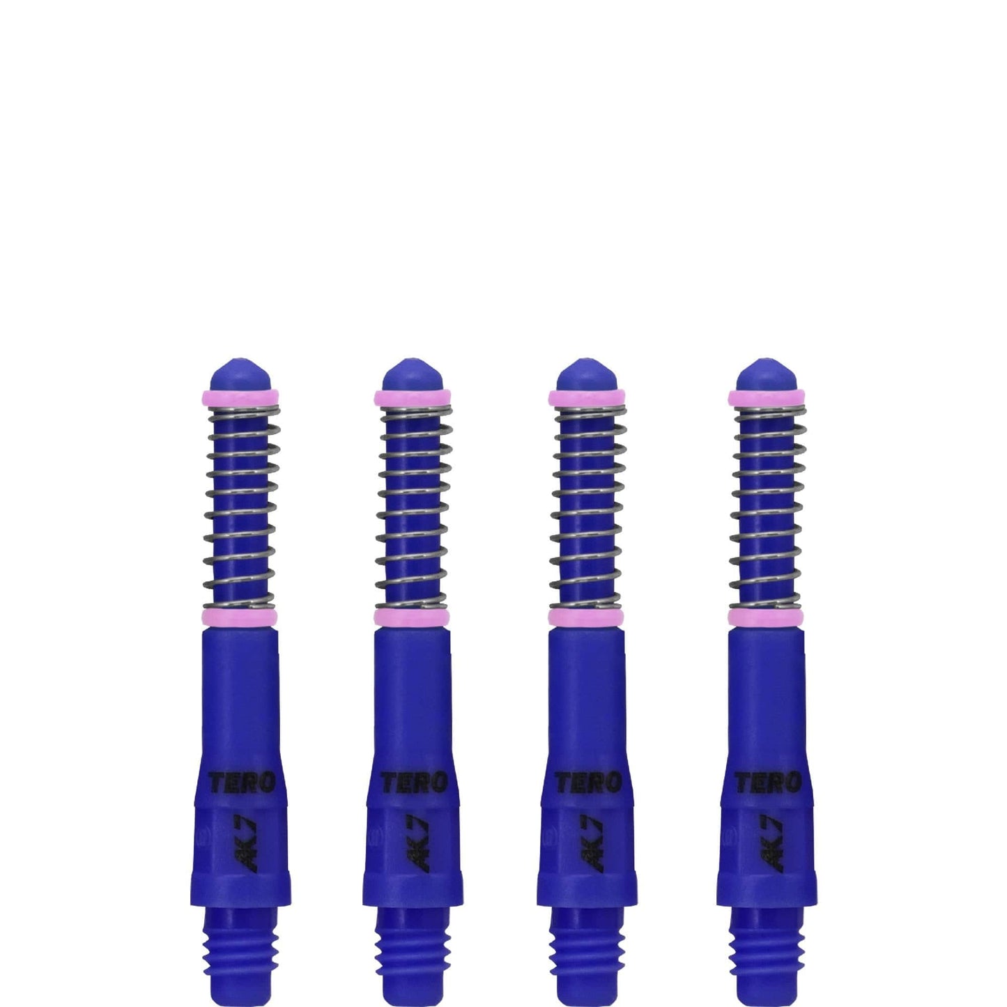 *Cuesoul - Dart Shafts - Tero Flight System - AK7 - Standard - Set of 4 - Navy Blue