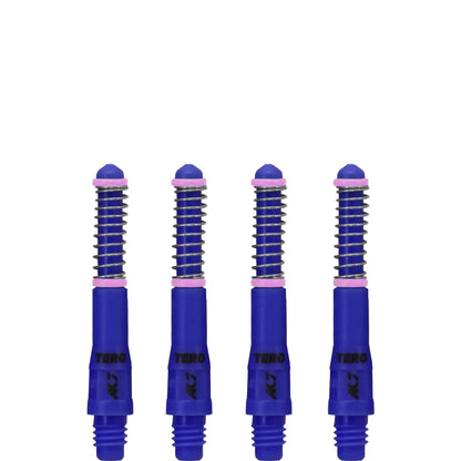 *Cuesoul - Dart Shafts - Tero Flight System - AK7 - Standard - Set of 4 - Navy Blue