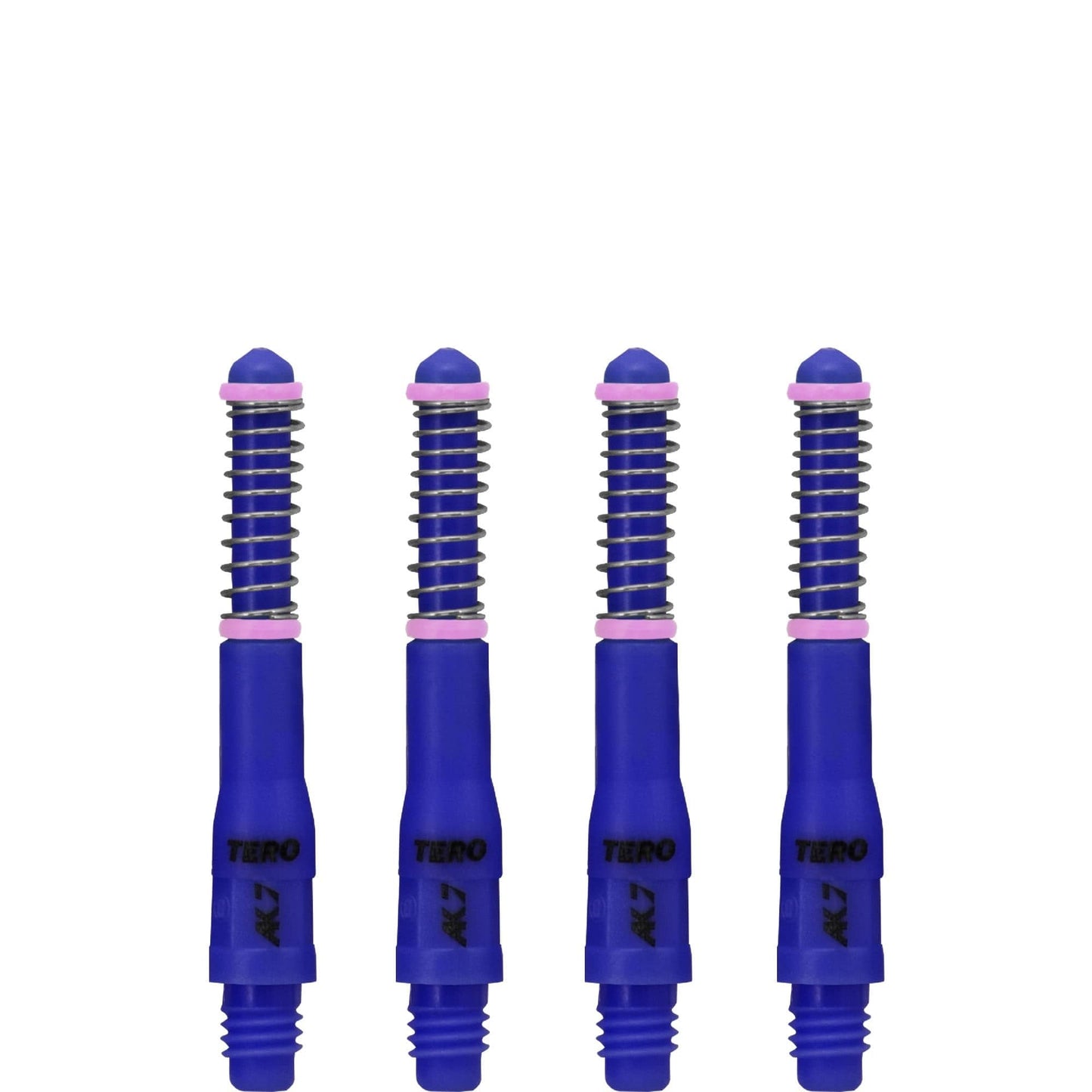 *Cuesoul - Dart Shafts - Tero Flight System - AK7 - Standard - Set of 4 - Navy Blue
