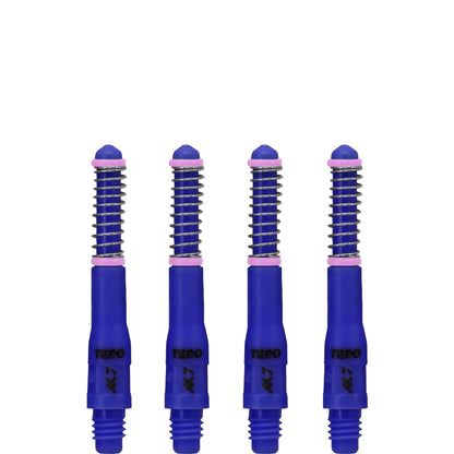 *Cuesoul - Dart Shafts - Tero Flight System - AK7 - Standard - Set of 4 - Navy Blue