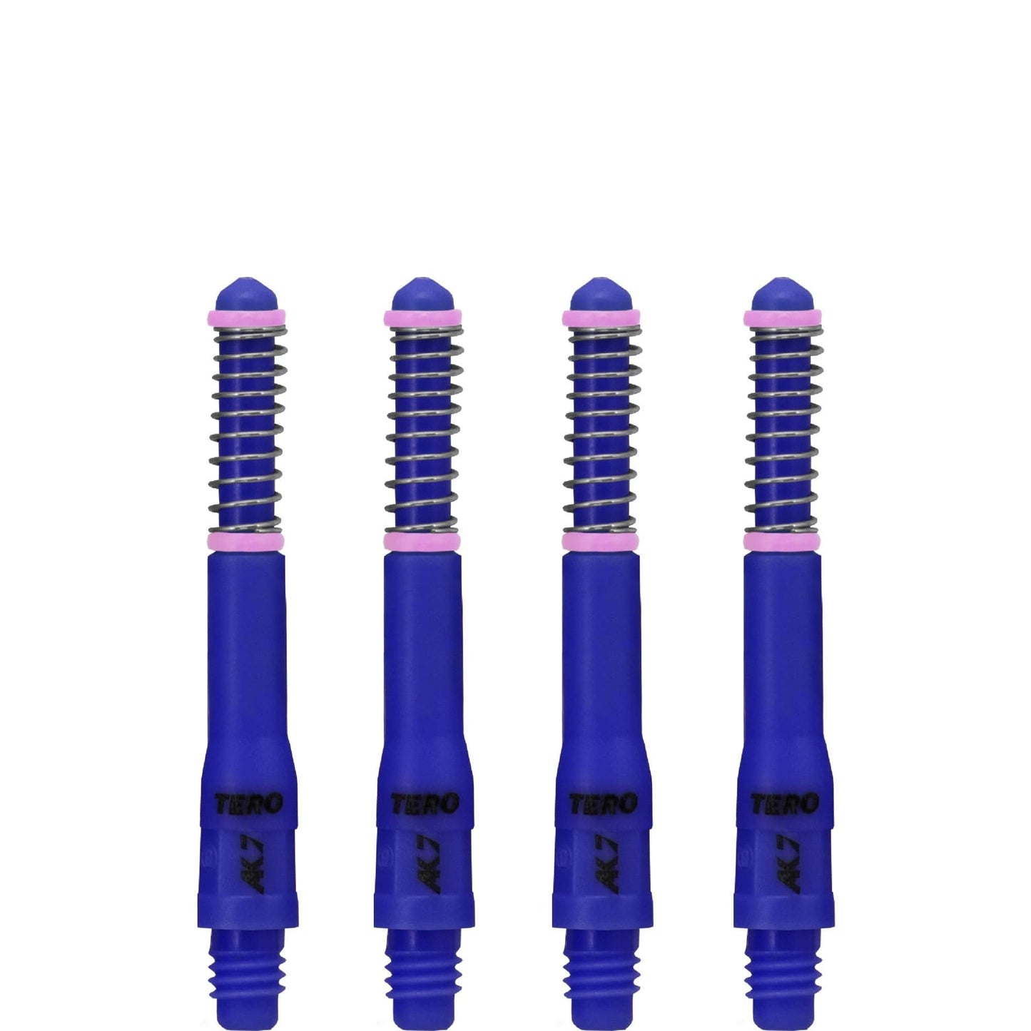 *Cuesoul - Dart Shafts - Tero Flight System - AK7 - Standard - Set of 4 - Navy Blue