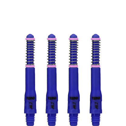 *Cuesoul - Dart Shafts - Tero Flight System - AK7 - Standard - Set of 4 - Navy Blue