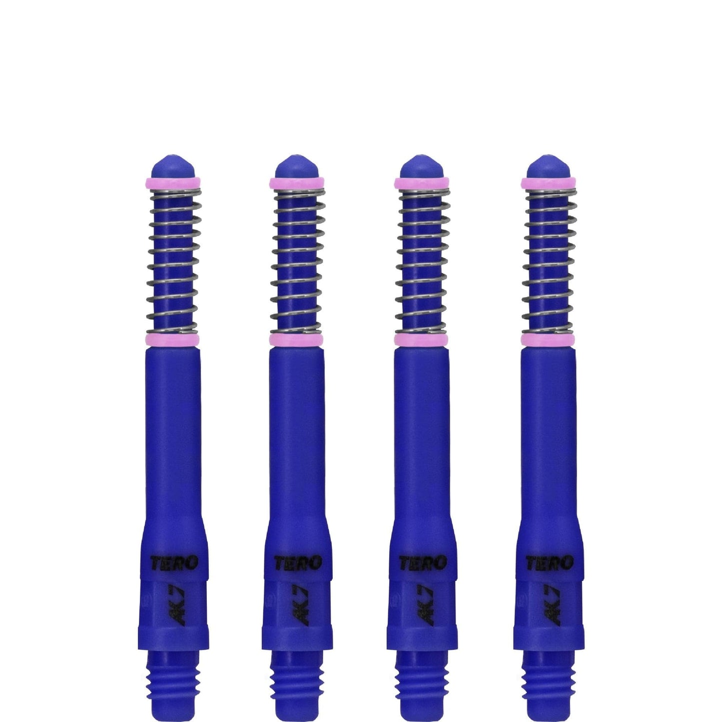 *Cuesoul - Dart Shafts - Tero Flight System - AK7 - Standard - Set of 4 - Navy Blue