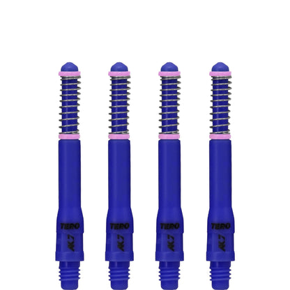 *Cuesoul - Dart Shafts - Tero Flight System - AK7 - Standard - Set of 4 - Navy Blue