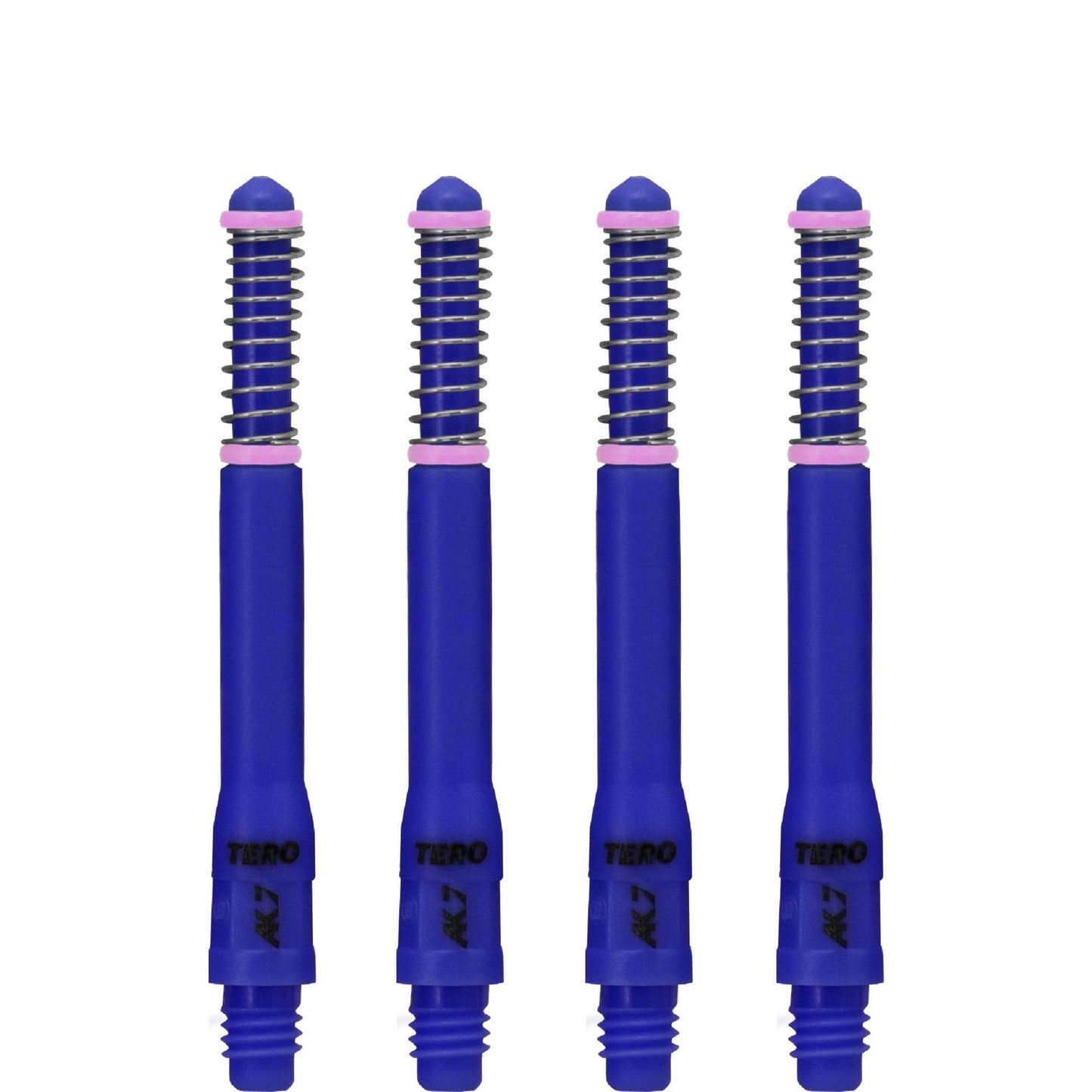 *Cuesoul - Dart Shafts - Tero Flight System - AK7 - Standard - Set of 4 - Navy Blue