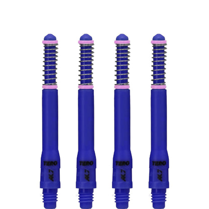 *Cuesoul - Dart Shafts - Tero Flight System - AK7 - Standard - Set of 4 - Navy Blue