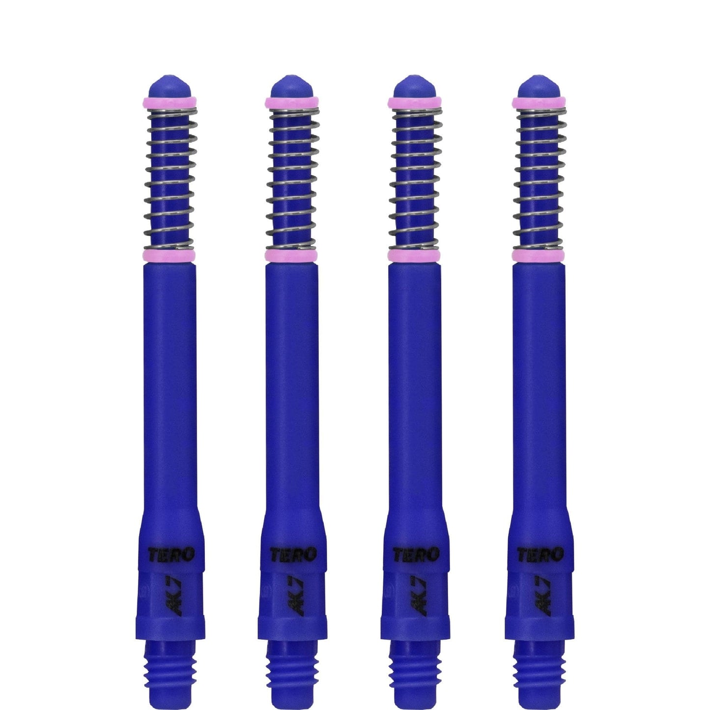 *Cuesoul - Dart Shafts - Tero Flight System - AK7 - Standard - Set of 4 - Navy Blue