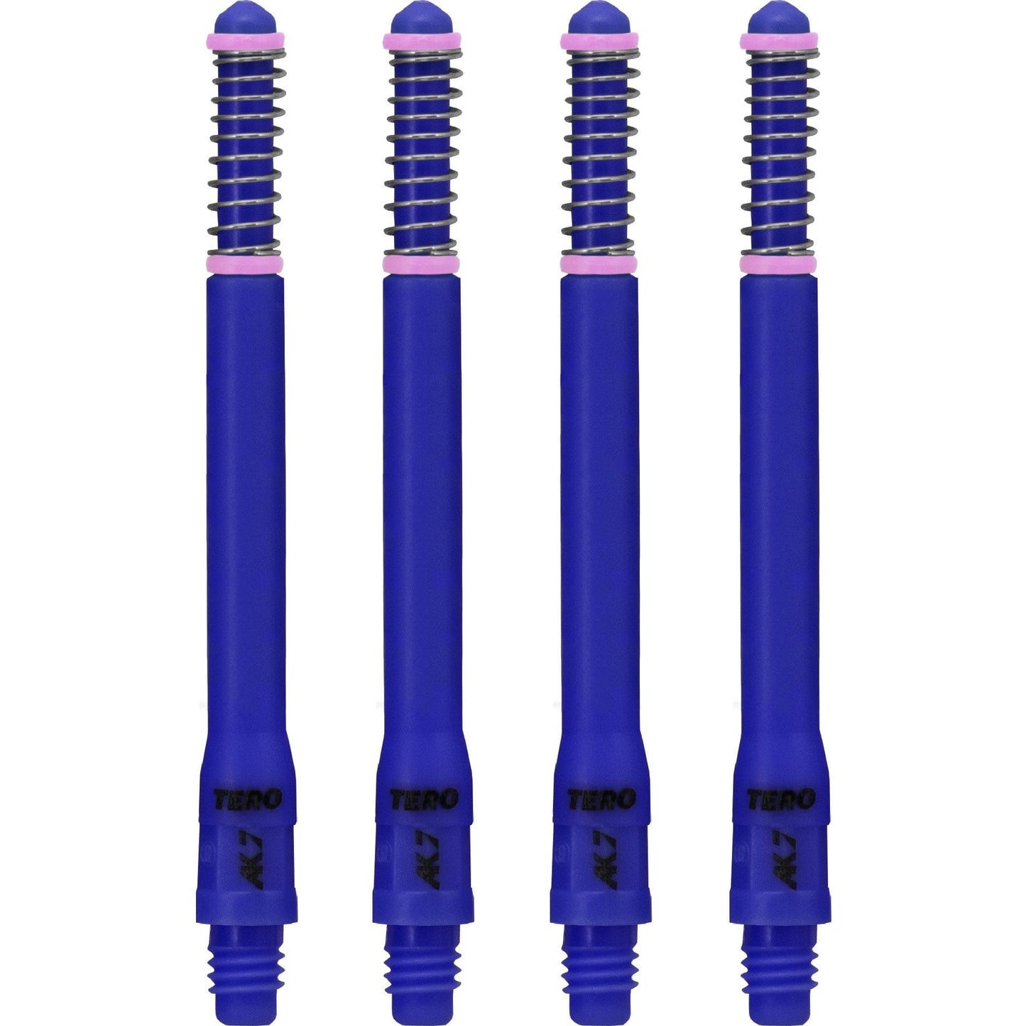 *Cuesoul - Dart Shafts - Tero Flight System - AK7 - Standard - Set of 4 - Navy Blue