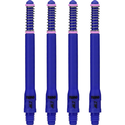*Cuesoul - Dart Shafts - Tero Flight System - AK7 - Standard - Set of 4 - Navy Blue