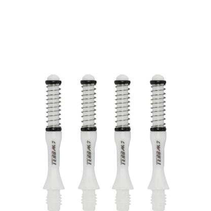 Cuesoul - Dart Shafts - Tero Flight System - AK7 - Slim - Set of 4 - White