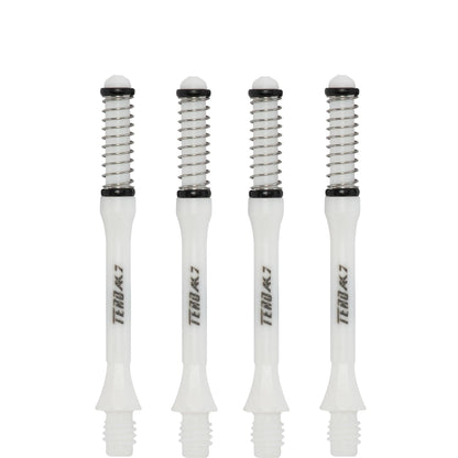 Cuesoul - Dart Shafts - Tero Flight System - AK7 - Slim - Set of 4 - White