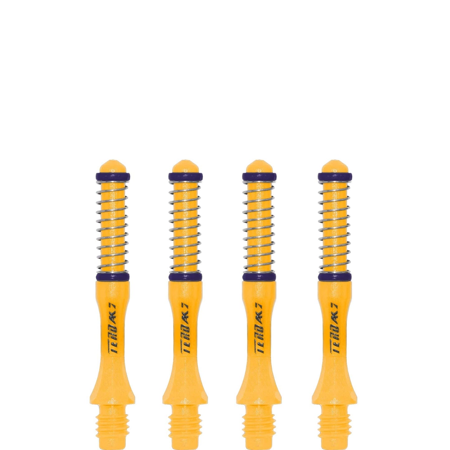 *Cuesoul - Dart Shafts - Tero Flight System - AK7 - Slim - Set of 4 - Yellow