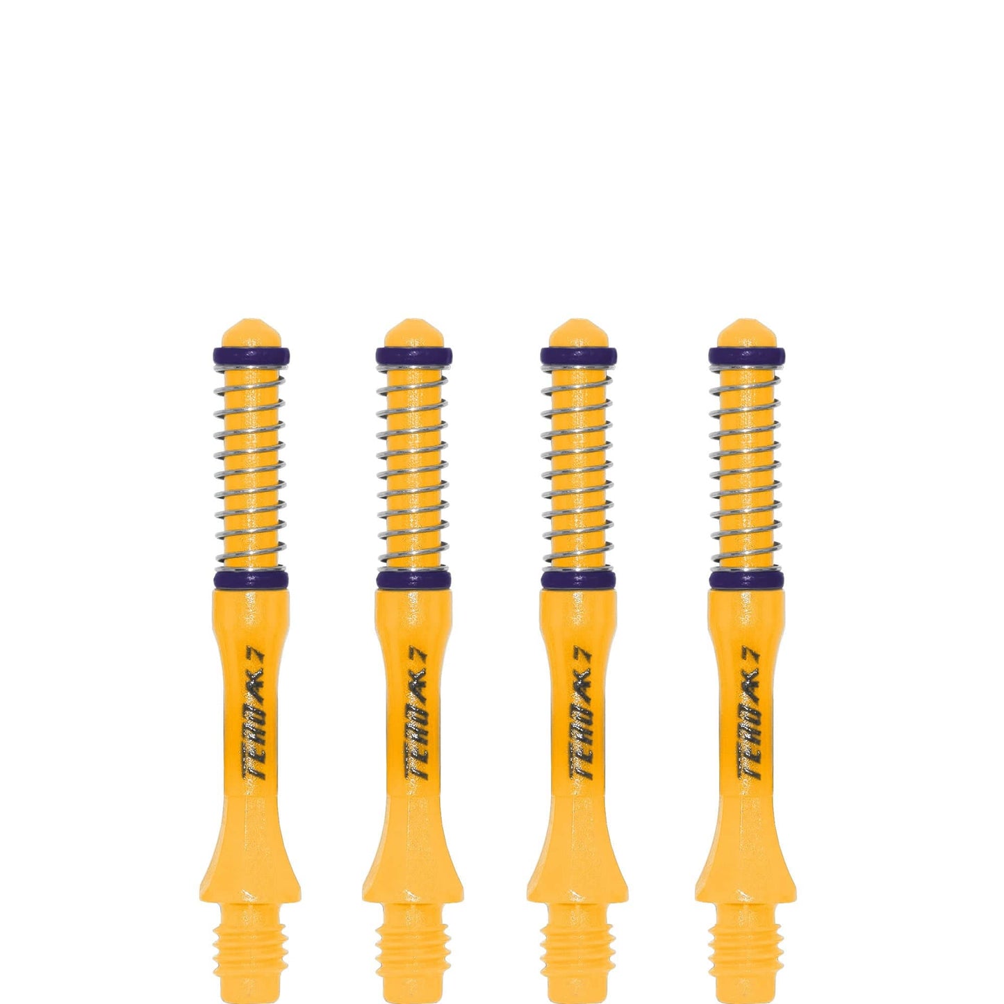 *Cuesoul - Dart Shafts - Tero Flight System - AK7 - Slim - Set of 4 - Yellow