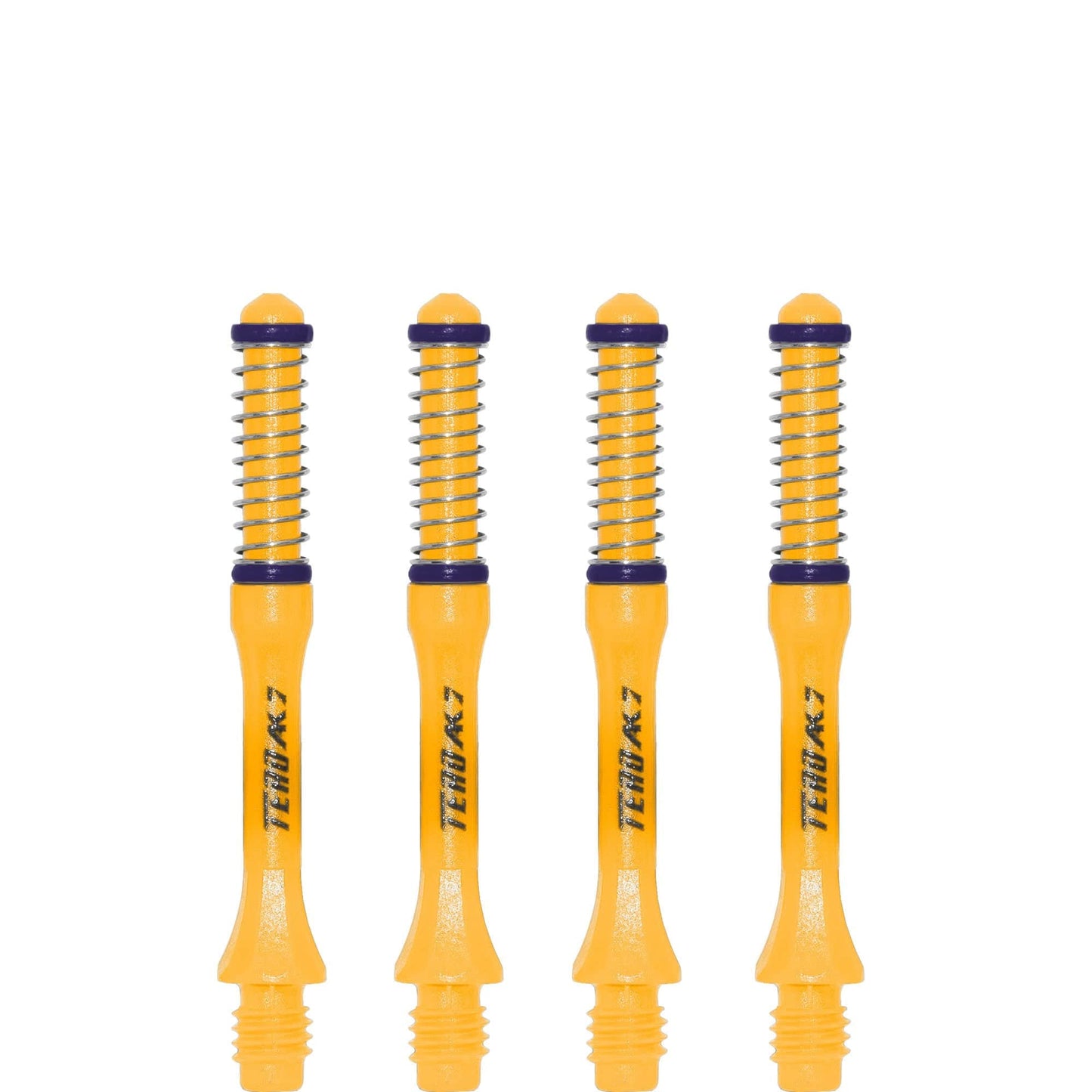 *Cuesoul - Dart Shafts - Tero Flight System - AK7 - Slim - Set of 4 - Yellow