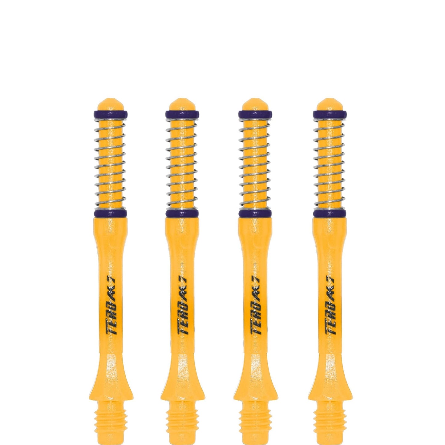 *Cuesoul - Dart Shafts - Tero Flight System - AK7 - Slim - Set of 4 - Yellow