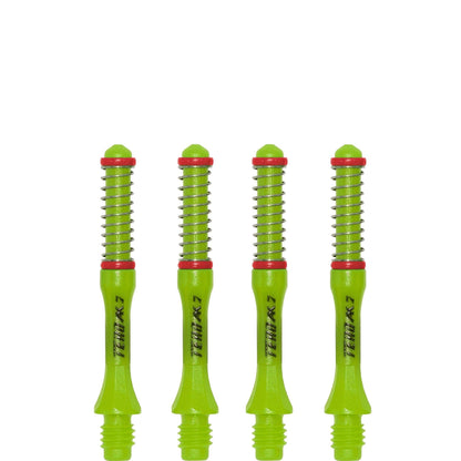 Cuesoul - Dart Shafts - Tero Flight System - AK7 - Slim - Set of 4 - Green