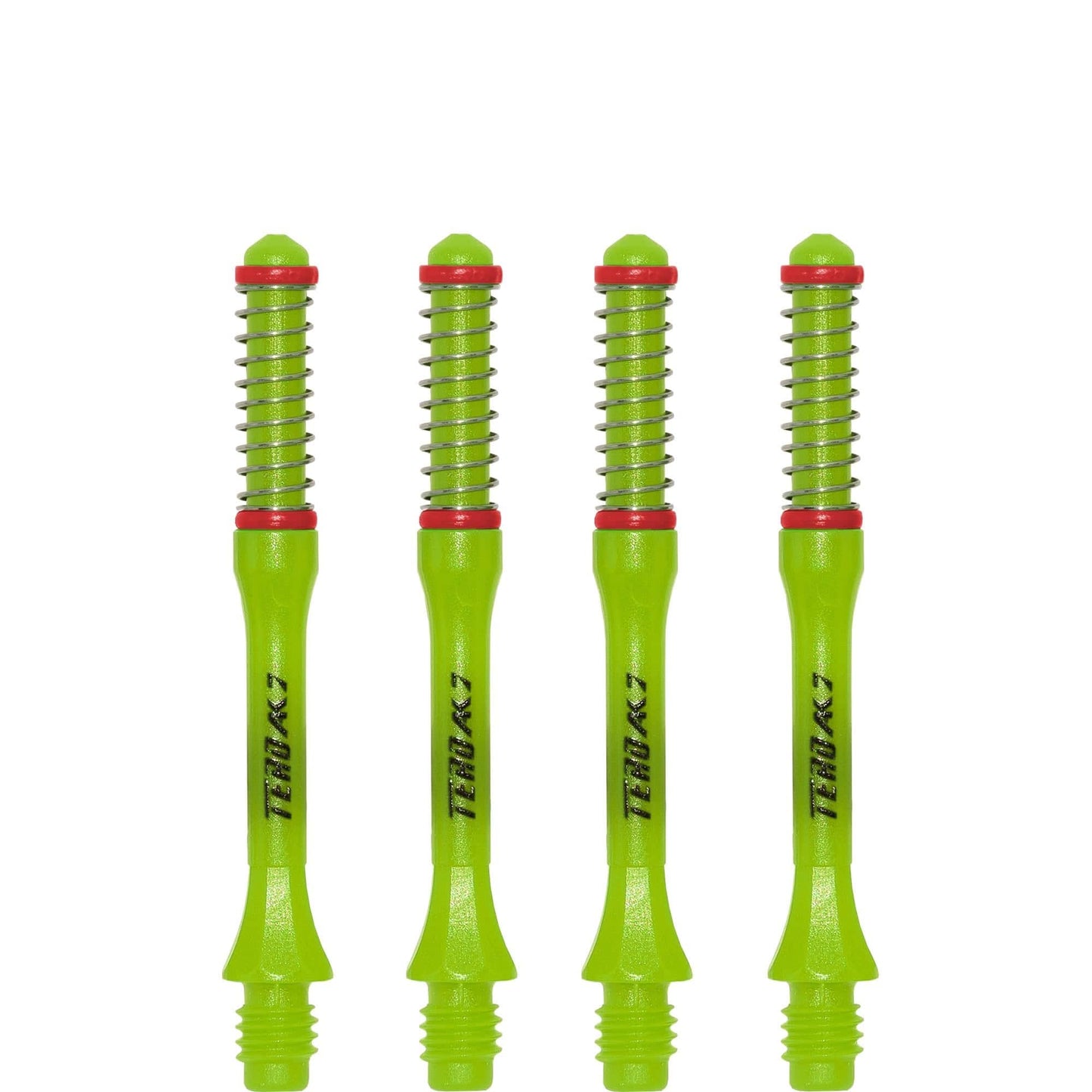 Cuesoul - Dart Shafts - Tero Flight System - AK7 - Slim - Set of 4 - Green