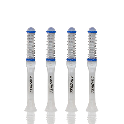 Cuesoul - Dart Shafts - Tero Flight System - AK7 - Slim - Set of 4 - Ice Clear