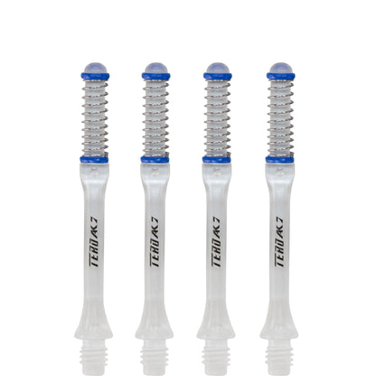 Cuesoul - Dart Shafts - Tero Flight System - AK7 - Slim - Set of 4 - Ice Clear