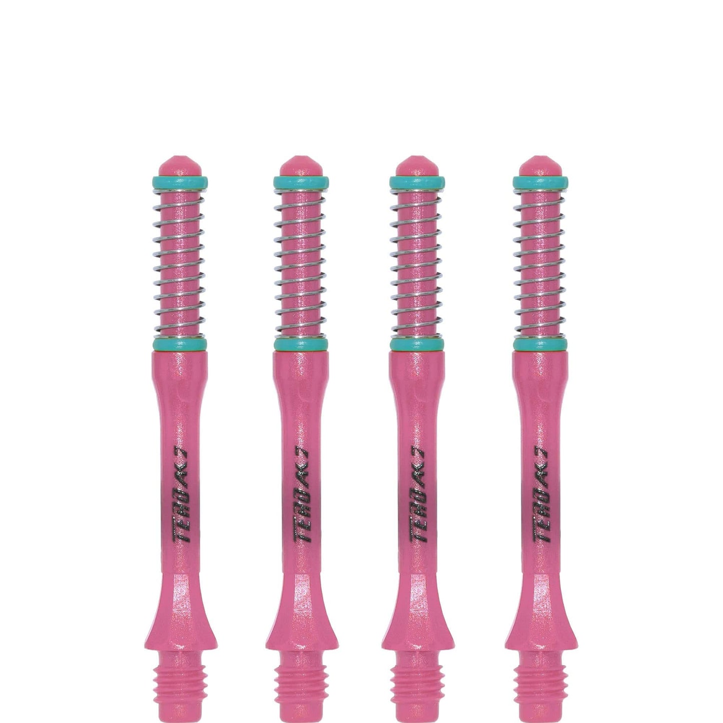 *Cuesoul - Dart Shafts - Tero Flight System - AK7 - Slim - Set of 4 - Pink