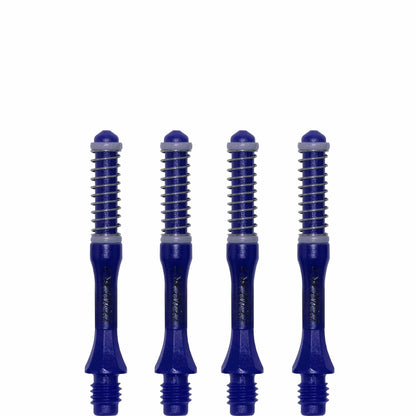*Cuesoul - Dart Shafts - Tero Flight System - AK7 - Slim - Set of 4 - Navy Blue