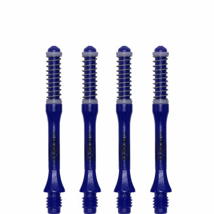 *Cuesoul - Dart Shafts - Tero Flight System - AK7 - Slim - Set of 4 - Navy Blue