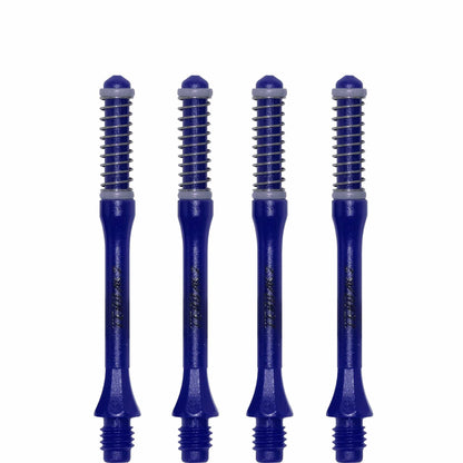 *Cuesoul - Dart Shafts - Tero Flight System - AK7 - Slim - Set of 4 - Navy Blue