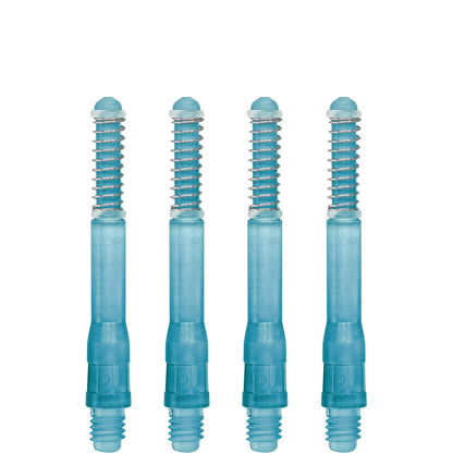 *Cuesoul - Dart Shafts - Tero Flight System - AK7 - Gradient - Standard - Set of 4 - Blue