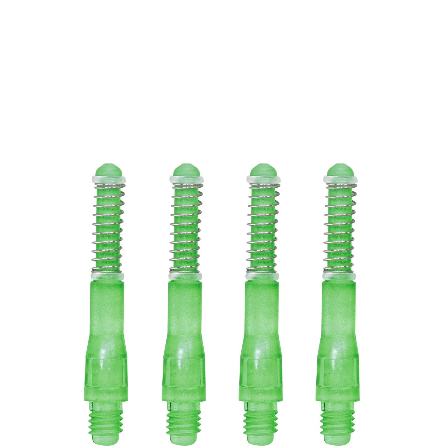 *Cuesoul - Dart Shafts - Tero Flight System - AK7 - Gradient - Standard - Set of 4 - Lime Green