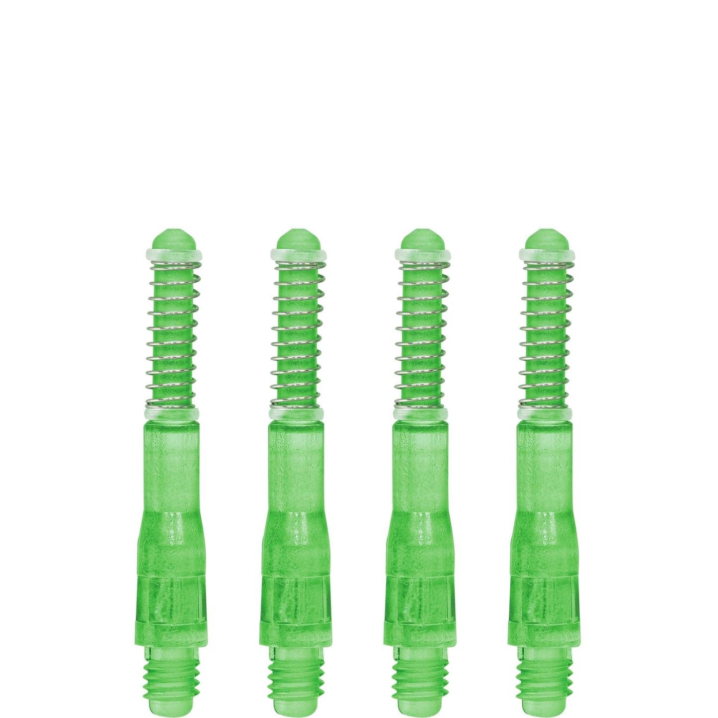 *Cuesoul - Dart Shafts - Tero Flight System - AK7 - Gradient - Standard - Set of 4 - Lime Green