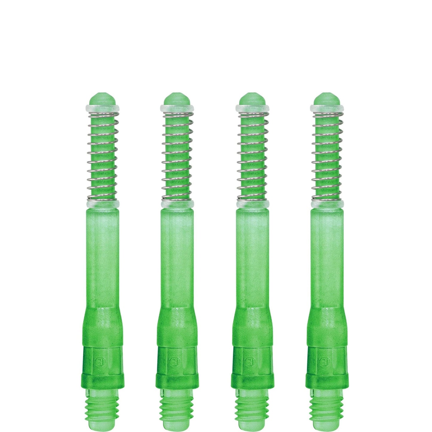 *Cuesoul - Dart Shafts - Tero Flight System - AK7 - Gradient - Standard - Set of 4 - Lime Green