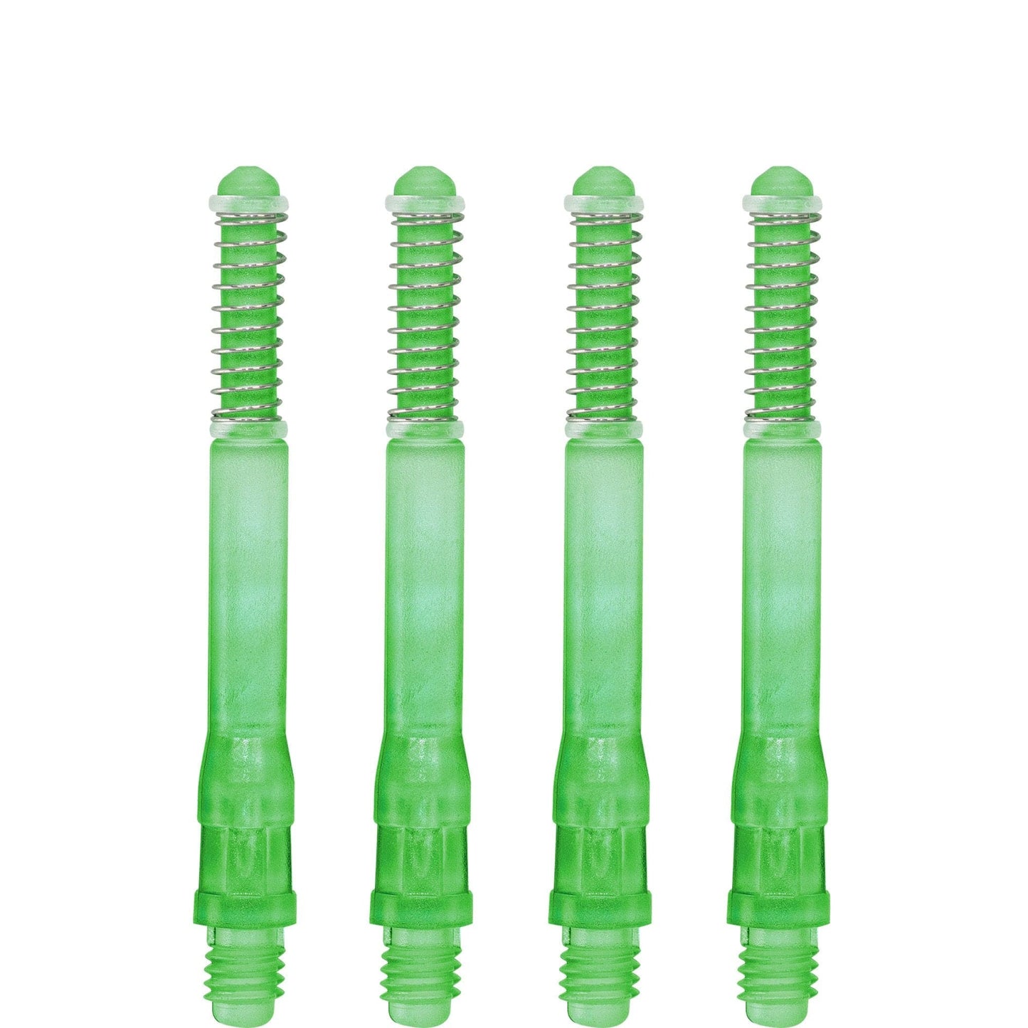 *Cuesoul - Dart Shafts - Tero Flight System - AK7 - Gradient - Standard - Set of 4 - Lime Green