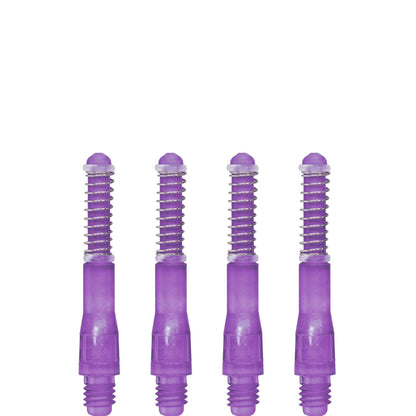 *Cuesoul - Dart Shafts - Tero Flight System - AK7 - Gradient - Standard - Set of 4 - Purple