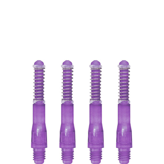 *Cuesoul - Dart Shafts - Tero Flight System - AK7 - Gradient - Standard - Set of 4 - Purple