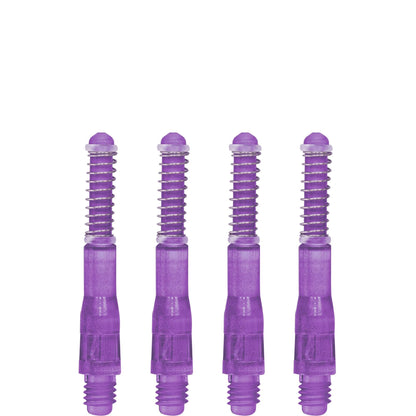 *Cuesoul - Dart Shafts - Tero Flight System - AK7 - Gradient - Standard - Set of 4 - Purple
