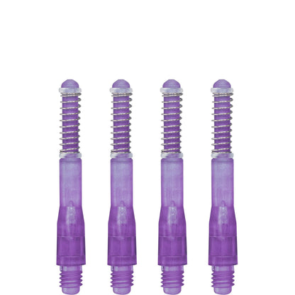 *Cuesoul - Dart Shafts - Tero Flight System - AK7 - Gradient - Standard - Set of 4 - Purple