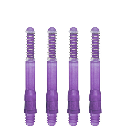 *Cuesoul - Dart Shafts - Tero Flight System - AK7 - Gradient - Standard - Set of 4 - Purple
