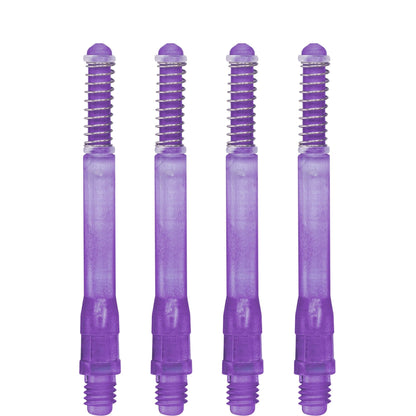 *Cuesoul - Dart Shafts - Tero Flight System - AK7 - Gradient - Standard - Set of 4 - Purple